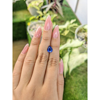 2.01 Ct. Blue Sapphire from Ceylon (Sri Lanka) Life Style