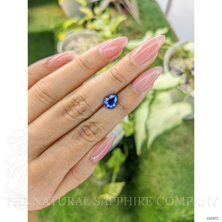 2.01 Ct. Blue Sapphire from Ceylon (Sri Lanka)