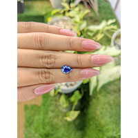 2.01 Ct. Blue Sapphire from Ceylon (Sri Lanka) Life Style