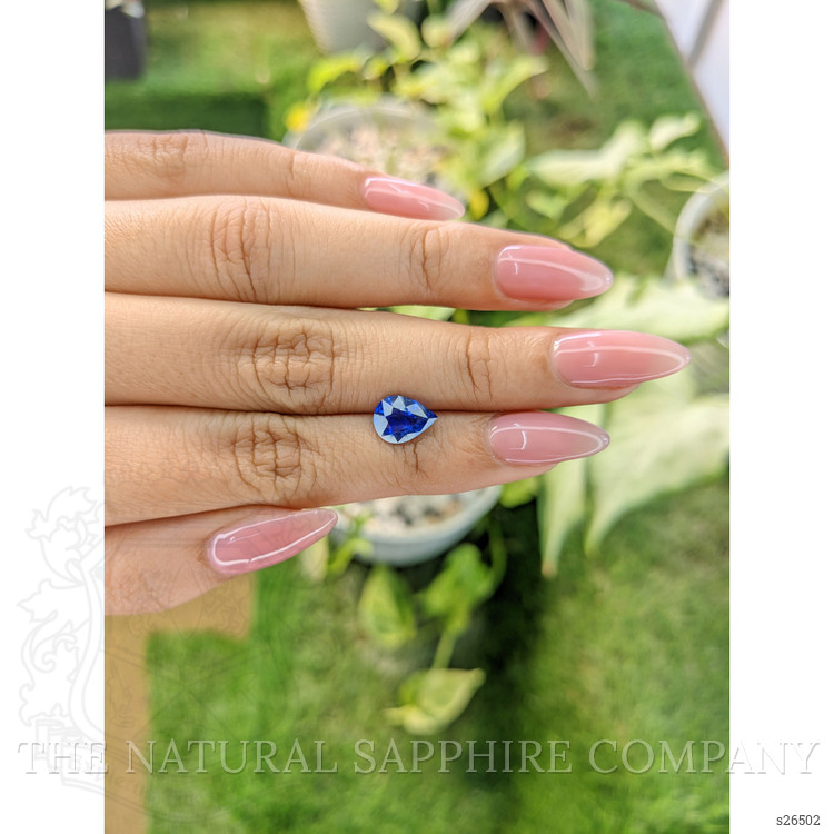 2.01 Ct. Blue Sapphire from Ceylon (Sri Lanka)