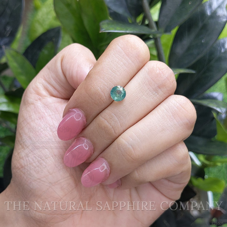 1.54 Ct. Bluish Green Sapphire from Madagascar