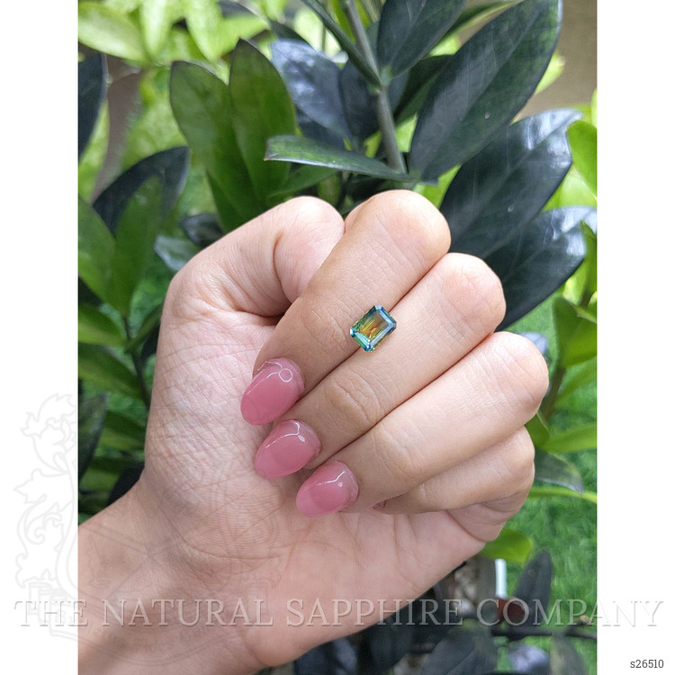 1.97 Ct. Bluish Green Sapphire from Madagascar