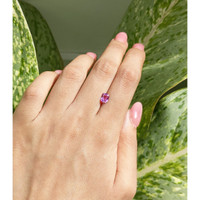 1.12 Ct. Pinkish Purple Sapphire from Madagascar Life Style