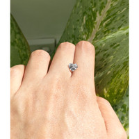 1.50 Ct. White Sapphire from Ceylon (Sri Lanka) Life Style