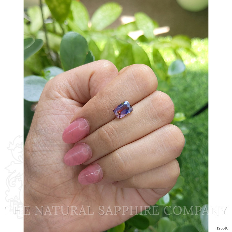 2.20 Ct. Bi Color Sapphire from Ceylon (Sri Lanka)