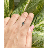 1.05 Ct. Bluish Green Sapphire from Madagascar Life Style