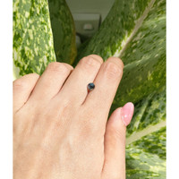 0.86 Ct. Bluish Green Sapphire from Madagascar Life Style