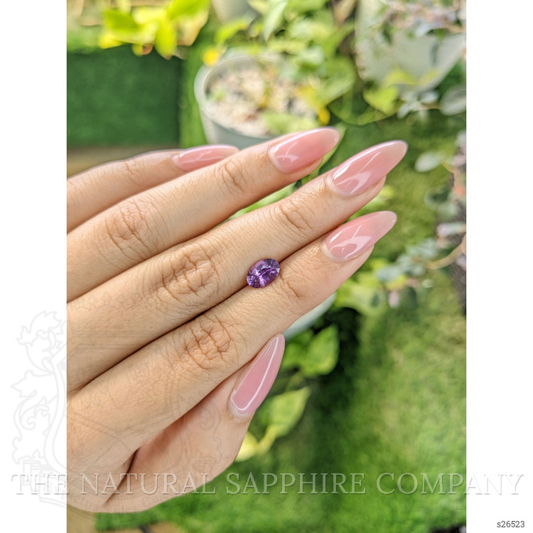 1.36 Ct. Purple Sapphire from Ceylon (Sri Lanka)