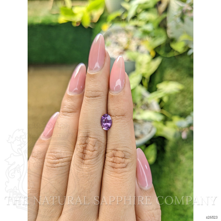 1.36 Ct. Purple Sapphire from Ceylon (Sri Lanka)