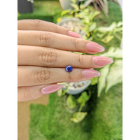 1.21 Ct. Violet Sapphire from Ceylon (Sri Lanka) Life Style