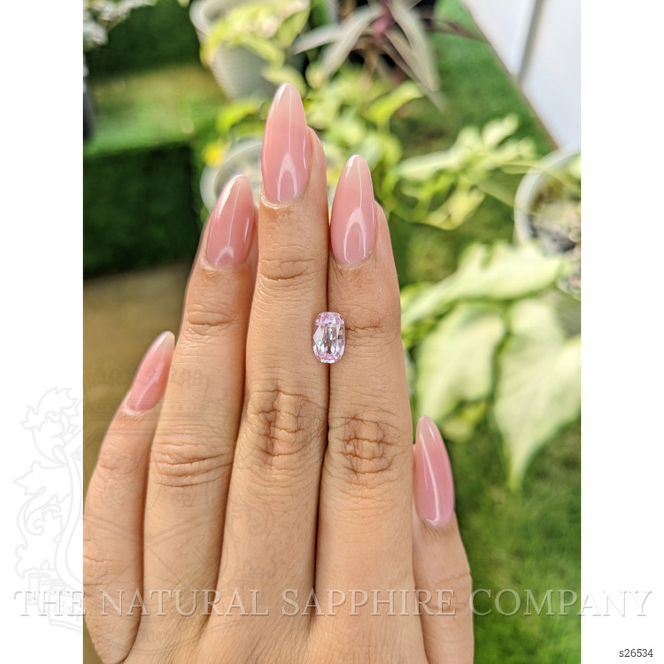 1.66 Ct. Purplish Pink Sapphire from Ceylon (Sri Lanka)
