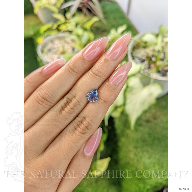 1.53 Ct. Violet Sapphire from Ceylon (Sri Lanka)