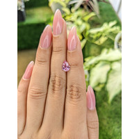 1.27 Ct. Violet Sapphire from Ceylon (Sri Lanka) Life Style