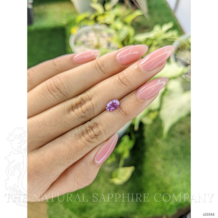 1.22 Ct. Pinkish Purple Sapphire from Ceylon (Sri Lanka)
