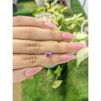 1.22 Ct. Pinkish Purple Sapphire from Ceylon (Sri Lanka) Life Style