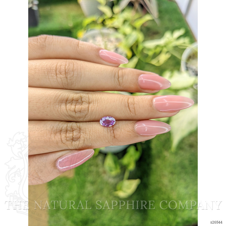 1.22 Ct. Pinkish Purple Sapphire from Ceylon (Sri Lanka)