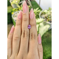 1.22 Ct. Pinkish Purple Sapphire from Ceylon (Sri Lanka) Life Style