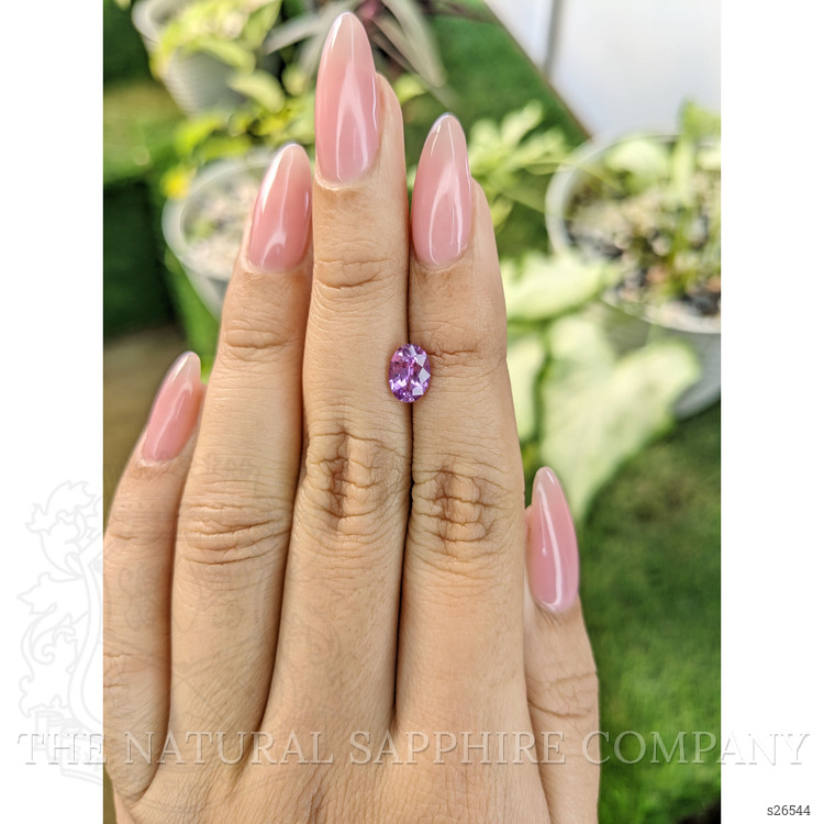 1.22 Ct. Pinkish Purple Sapphire from Ceylon (Sri Lanka)