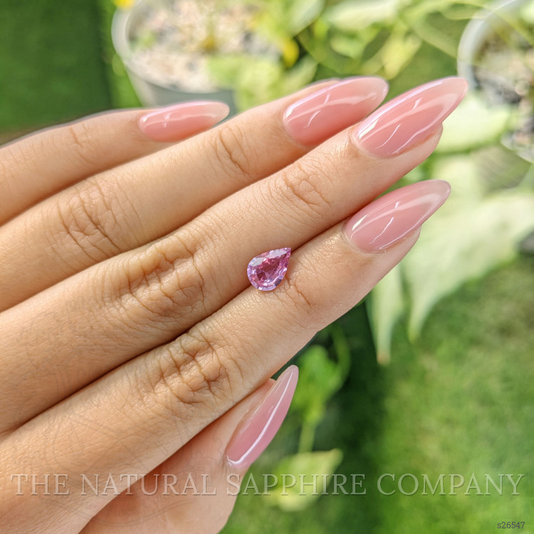 1.06 Ct. Purplish Pink Sapphire from Ceylon (Sri Lanka)