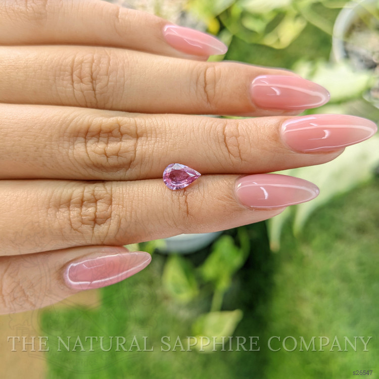 1.06 Ct. Purplish Pink Sapphire from Ceylon (Sri Lanka)