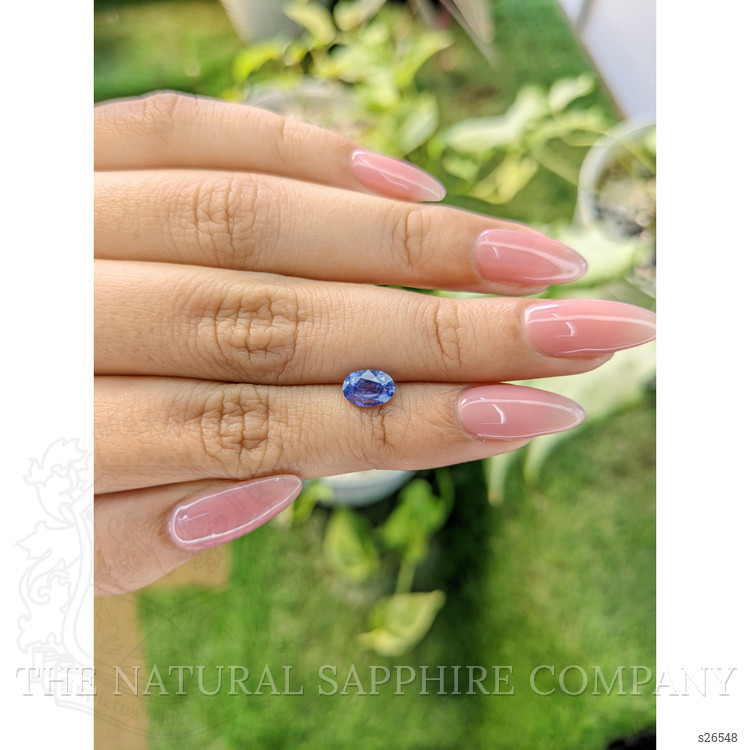 1.07 Ct. Blue Sapphire from Ceylon (Sri Lanka)
