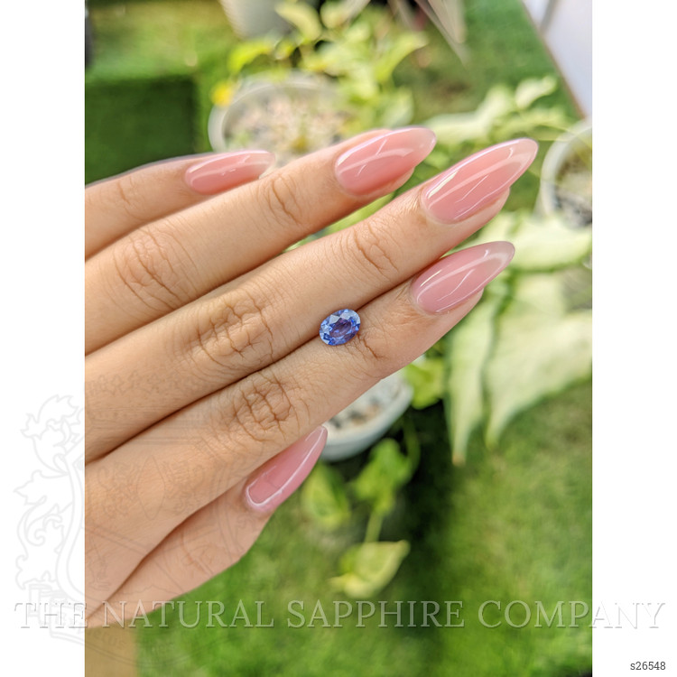 1.07 Ct. Blue Sapphire from Ceylon (Sri Lanka)
