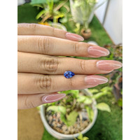 1.58 Ct. Blue Sapphire from Ceylon (Sri Lanka) Life Style
