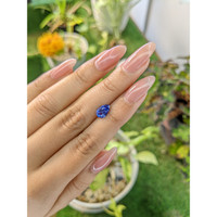 1.58 Ct. Blue Sapphire from Ceylon (Sri Lanka) Life Style