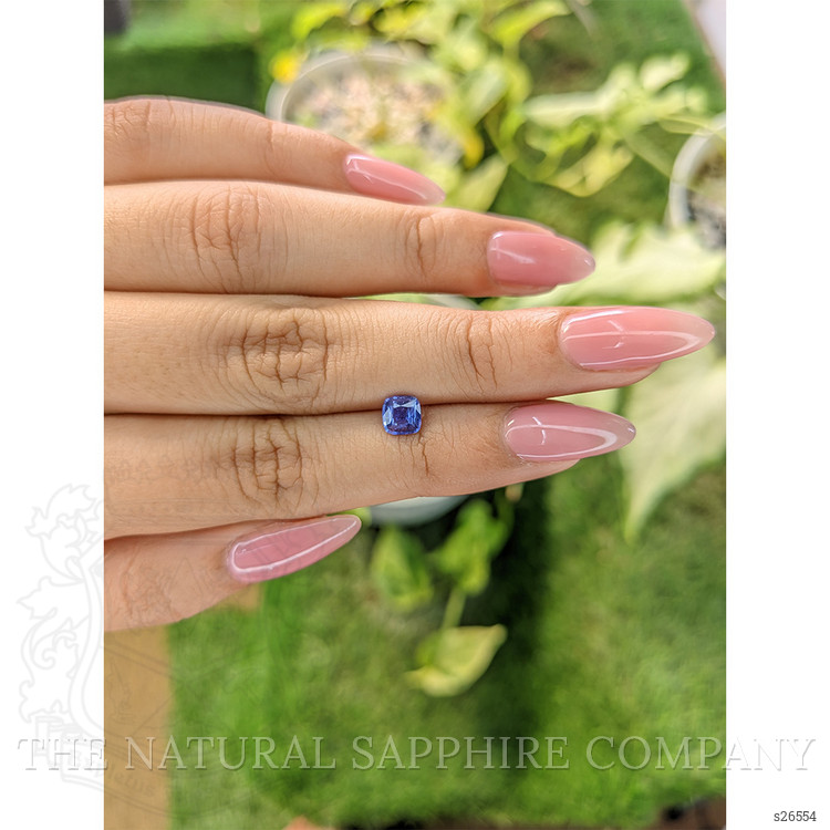 0.71 Ct. Blue Sapphire from Ceylon (Sri Lanka)