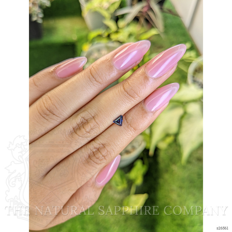 0.45 Ct. Blue Sapphire from Ceylon (Sri Lanka)