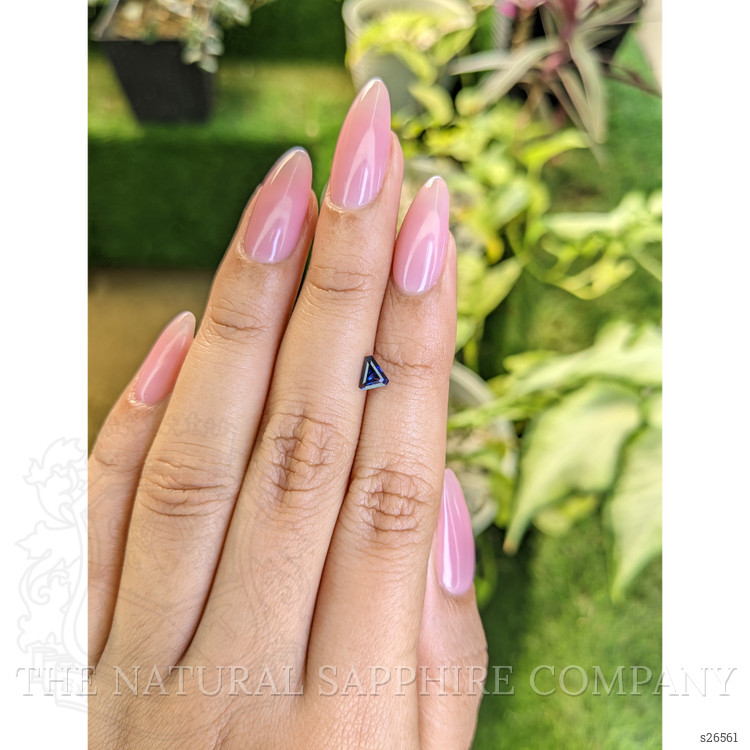 0.45 Ct. Blue Sapphire from Ceylon (Sri Lanka)