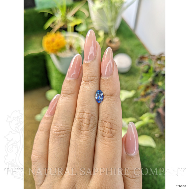 1.32 Ct. Bi Color Sapphire from Ceylon (Sri Lanka)