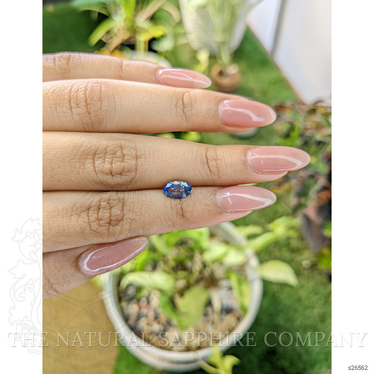 1.32 Ct. Bi Color Sapphire from Ceylon (Sri Lanka)