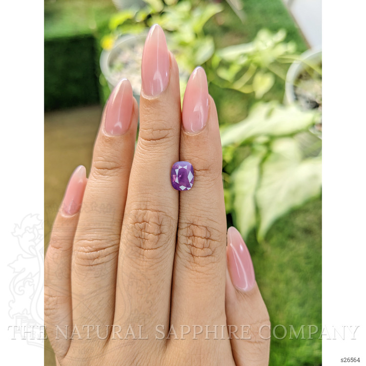 2.08 Ct. Pinkish Purple Sapphire from Ceylon (Sri Lanka)