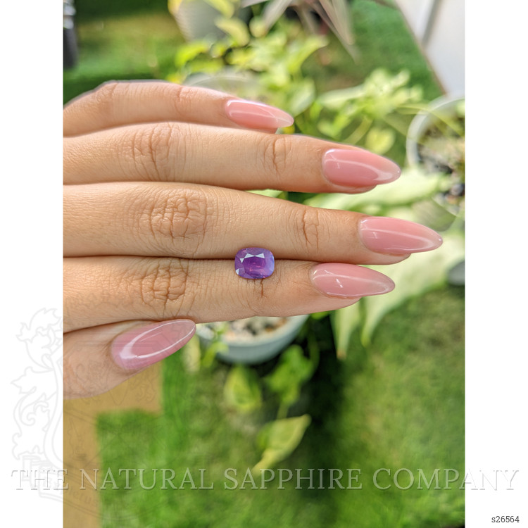2.08 Ct. Pinkish Purple Sapphire from Ceylon (Sri Lanka)