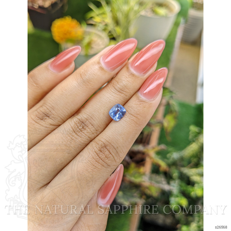 1.96 Ct. Blue Sapphire from Ceylon (Sri Lanka)