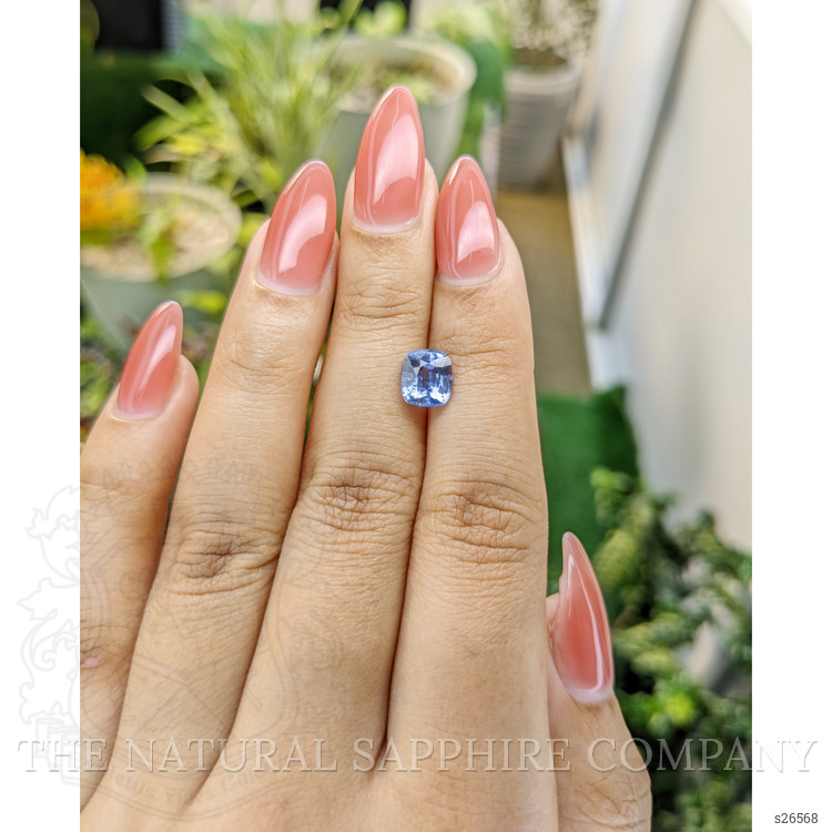 1.96 Ct. Blue Sapphire from Ceylon (Sri Lanka)