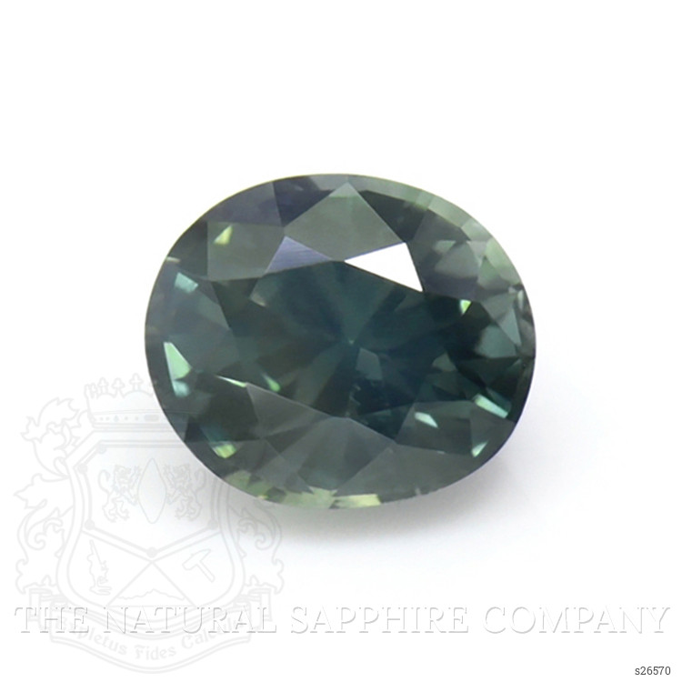 0.85 Ct. Bluish Green Sapphire from Ceylon (Sri Lanka)