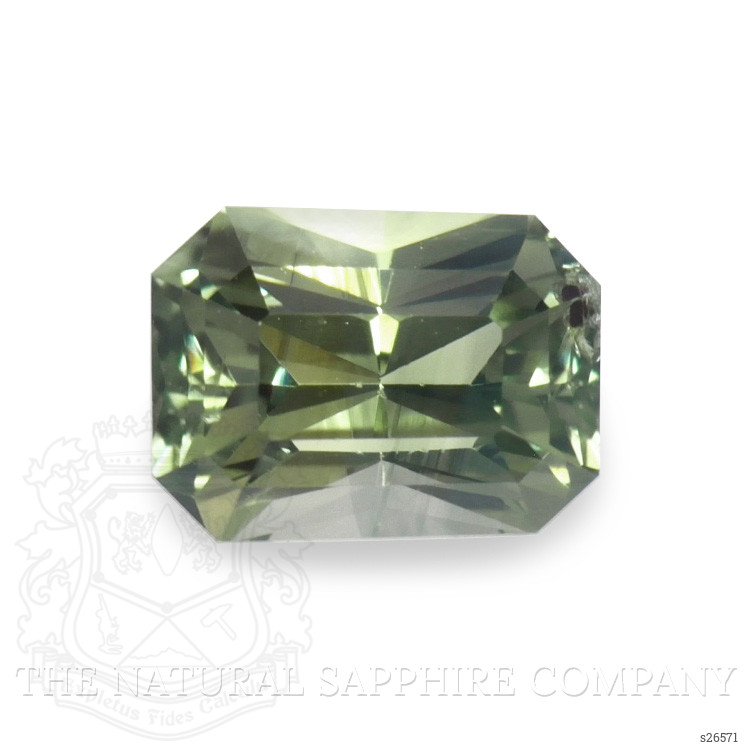 0.68 Ct. Yellowish Green Sapphire from Ceylon (Sri Lanka)