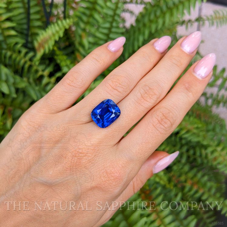 12.77 Ct. Blue Sapphire from Ceylon (Sri Lanka)