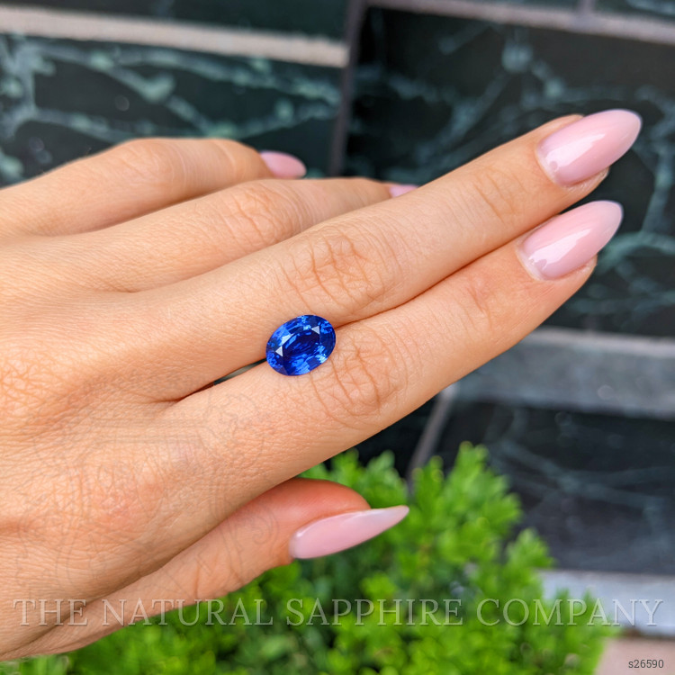 3.32 Ct. Blue Sapphire from Ceylon (Sri Lanka)