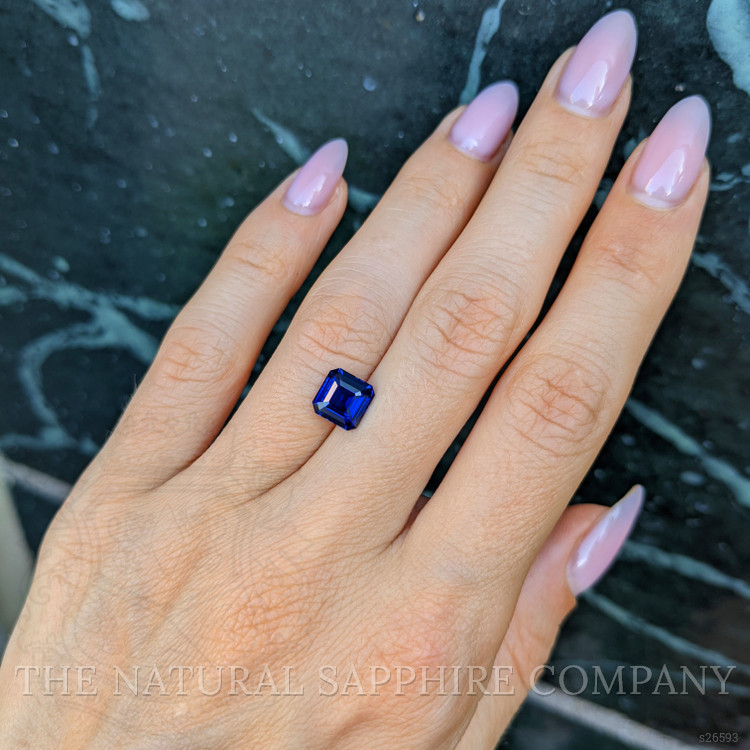 2.06 Ct. Blue Sapphire from Ceylon (Sri Lanka)