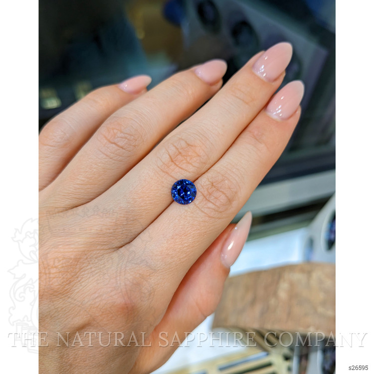 1.86 Ct. Blue Sapphire from Ceylon (Sri Lanka)