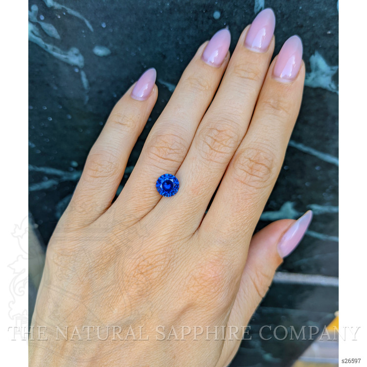 1.94 Ct. Blue Sapphire from Ceylon (Sri Lanka)
