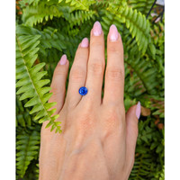 1.95 Ct. Blue Sapphire from Ceylon (Sri Lanka) Life Style