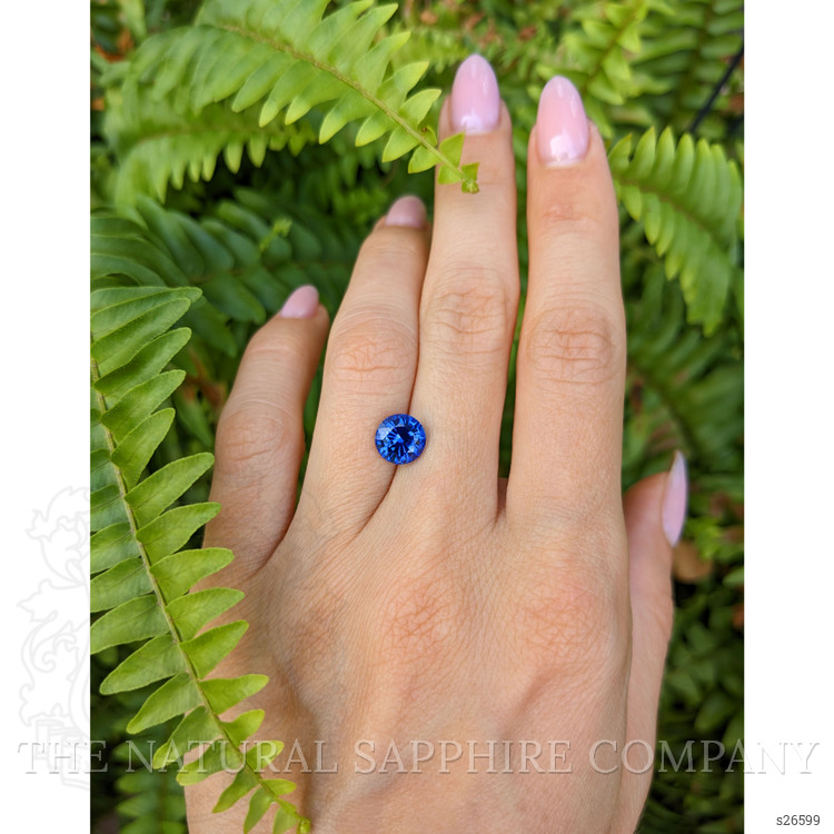 2.27 Ct. Blue Sapphire from Ceylon (Sri Lanka)