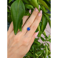 2.27 Ct. Blue Sapphire from Ceylon (Sri Lanka) Life Style