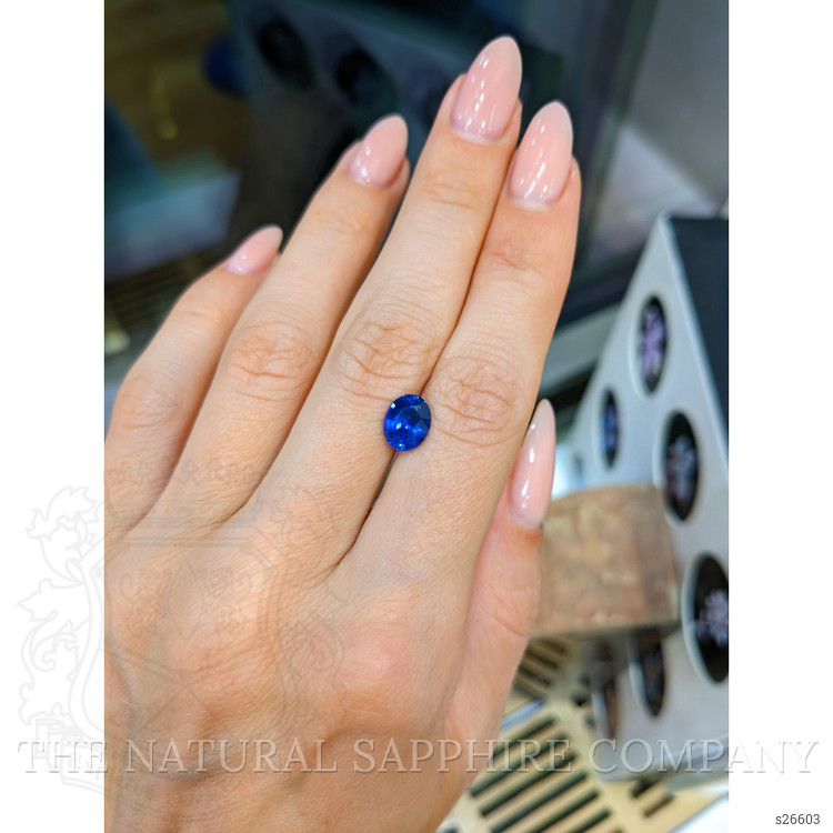 2.07 Ct. Blue Sapphire from Ceylon (Sri Lanka)