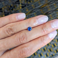 0.55 Ct. Blue Sapphire from Ceylon (Sri Lanka) Life Style