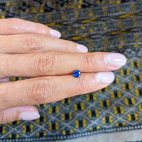 0.55 Ct. Blue Sapphire from Ceylon (Sri Lanka) Life Style